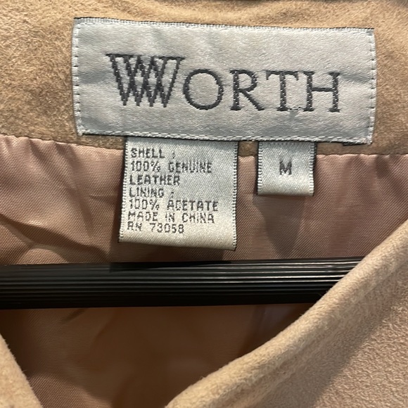 Leather Shacket shirt jacket Size Medium - Picture 2 of 4